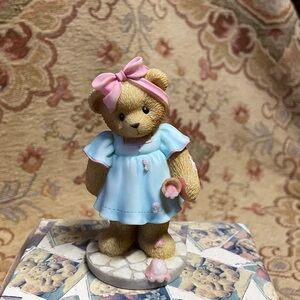 Cherished Teddies Bear - Lorraine “Don’t Let it Get You Down” figurine